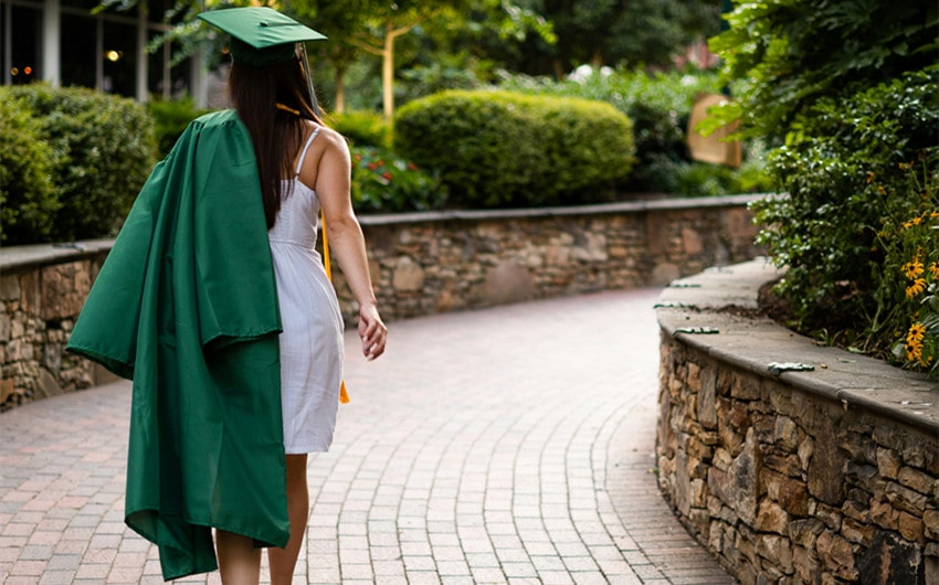 why are graduation dresses white