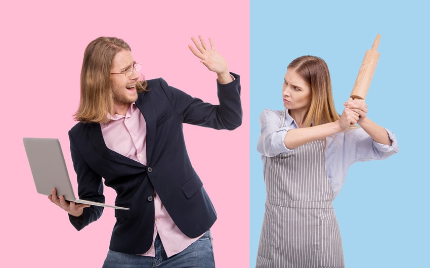 what to do if my wife hits me
